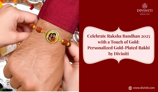 Celebrate Raksha Bandhan 2025 with a Touch of Gold Personalized Gold-Plated Rakhi by Diviniti