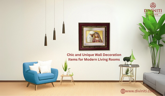Chic and Unique Wall Decoration Items for Modern Living Rooms