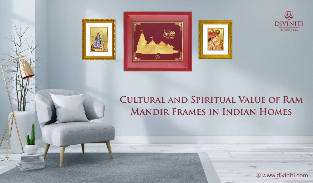 Cultural and Spiritual Value of Ram Mandir Frames in Indian Homes