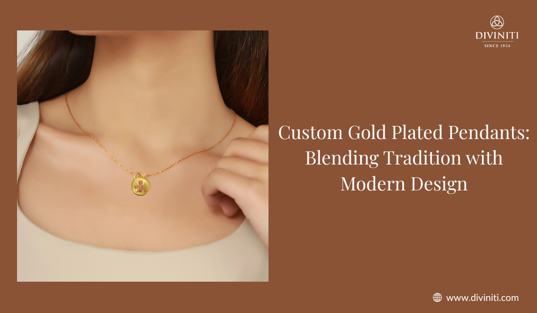 Custom Gold Plated Pendants Blending Tradition with Modern Design