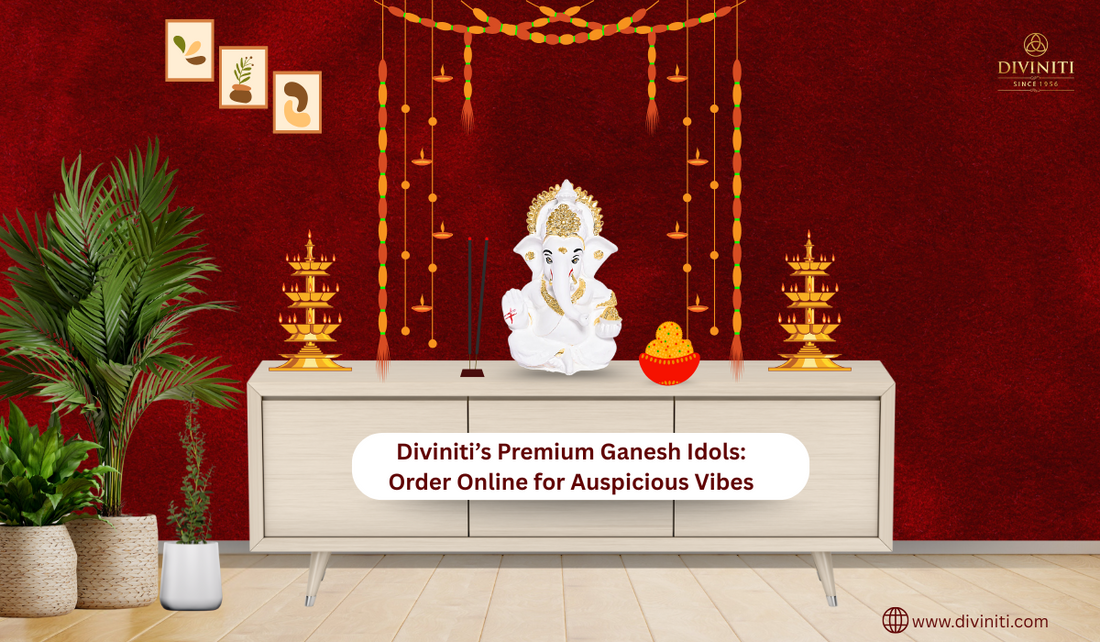 Diviniti’s Premium Ganesh Idols: Order Online for Auspicious Vibes