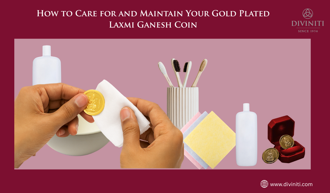 How to Care for and Maintain Your Gold Plated Laxmi Ganesh Coin