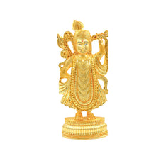 Load image into Gallery viewer, Diviniti 24K Gold Plated Shrinathji Idol for Home Decor Showpiece (25X11.5CM)
