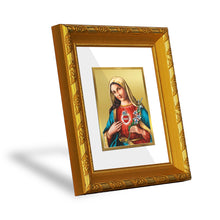 Load image into Gallery viewer, DIVINITI 24K Gold Plated Mother Mary Photo Frame For Home Wall Decor, Luxury Gift (15.0 X 13.0 CM)
