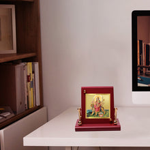 Load image into Gallery viewer, 24K Gold Plated Goddess Durga Customized Photo Frame For Corporate Gifting
