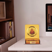 Load image into Gallery viewer, 24K Gold Plated Ganesha Customized Photo Frame For Corporate Gifting
