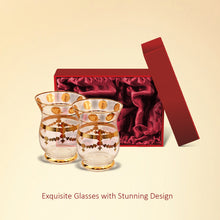 Load image into Gallery viewer, Diviniti Designer Crystal Glasses For Wedding Anniversary Gift
