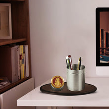 Load image into Gallery viewer, SS Pen Holder With 24K Gold Plated Divine Frame For Corporate Gifting
