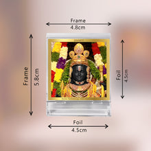 Load image into Gallery viewer, Diviniti 24K Gold Plated Ram Lalla Frame For Car Dashboard, Home Decor, Table, Gift, Puja Room (5.8 x 4.8 CM)
