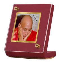 Load image into Gallery viewer, Diviniti 24K Gold Plated Guruji Frame For Car Dashboard, Home Decor, Table, Gift (5.5 x 6.5 CM)
