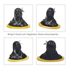 Load image into Gallery viewer, DIVINITI 999 Silver Plated Adiyogi Idol For Car Dashboard, Home Decor, Puja, Luxury Gift (6.5 X 8.5 CM)
