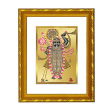 Load image into Gallery viewer, DIVINITI 24K Gold Plated Shrinathji Photo Frame For Home Wall Decor, Festival Gift (21.5 X 17.5 CM)
