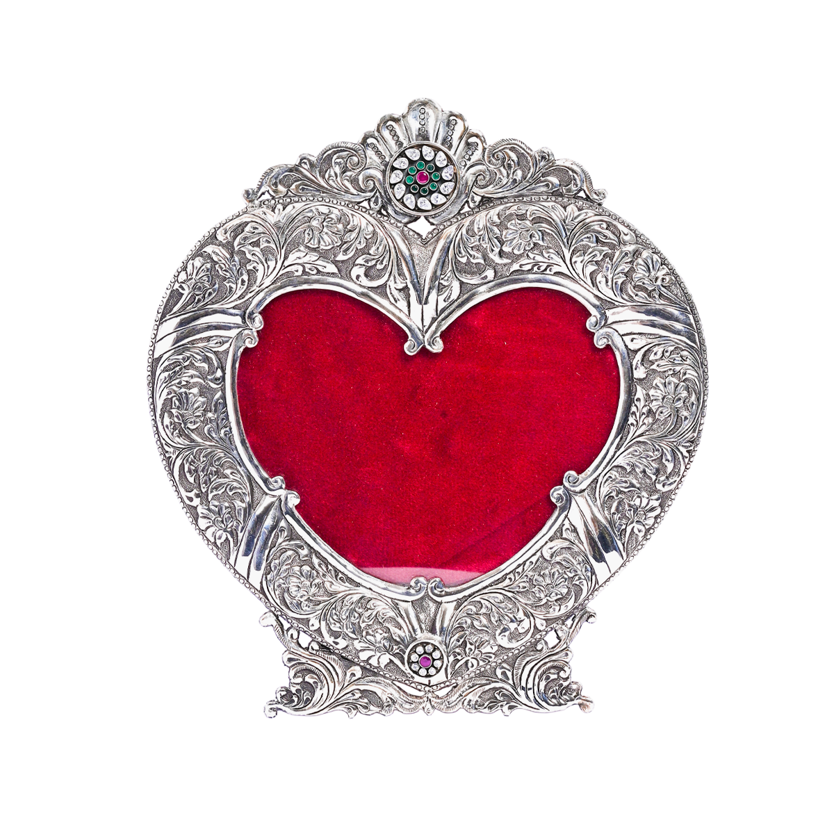 Pure Silver Photo Frame Hearth Design (23x25 cm 334g)