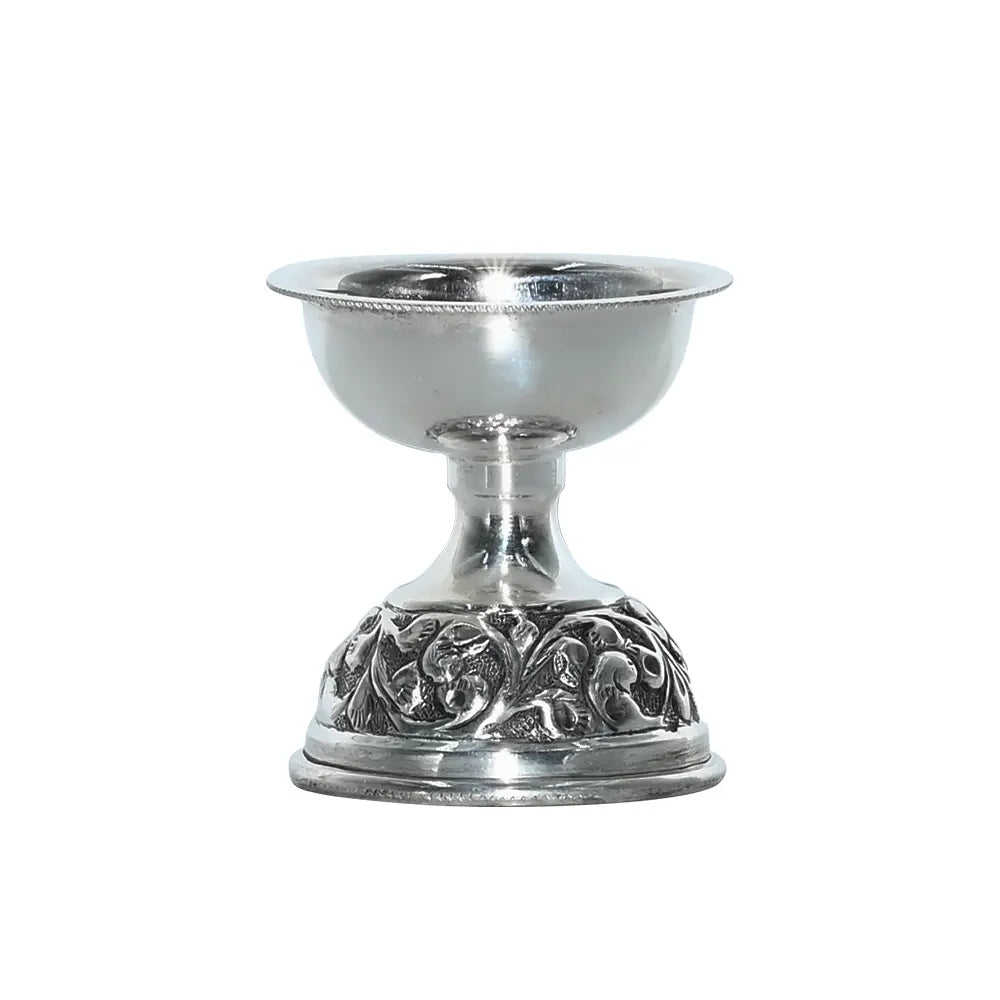 Pure Silver | Traditional Diya Decorative Oil Lamps for Puja & Festive Decor (58 g)