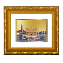 Load image into Gallery viewer, DIVINITI 24K Gold Plated Golden Temple Photo Frame For Home Decor, Luxury Gift, Festival (15.0 X 13.0 CM)
