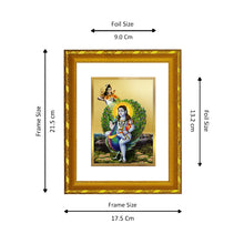 Load image into Gallery viewer, DIVINITI 24K Gold Plated Baba Balak Nath Photo Frame For Home Wall Decor, Worship (21.5 X 17.5 CM)
