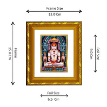 Load image into Gallery viewer, DIVINITI 24K Gold Plated Adinath Photo Frame For Home Decor Showpiece, Festival Gift (15.0 X 13.0 CM)
