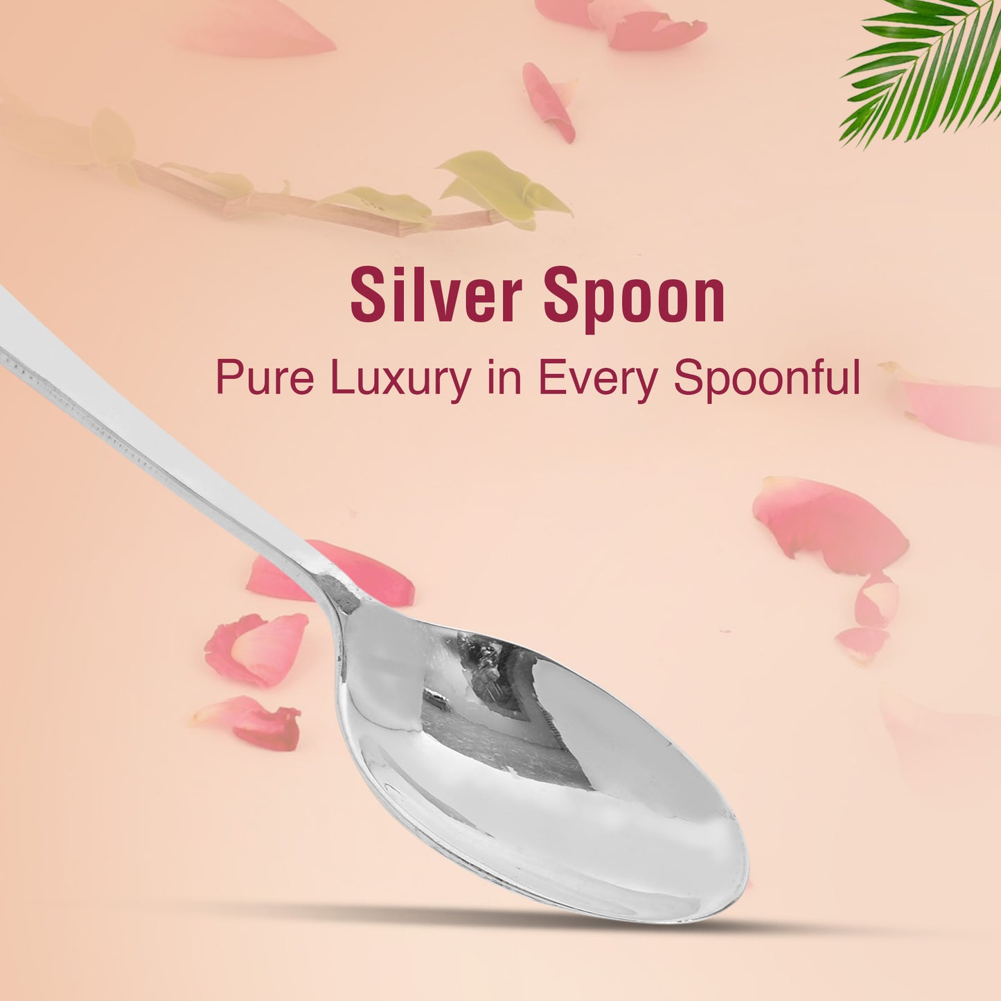 925 Pure Silver Spoon for Pooja and Gifting Purpose Puja Mandir (20g)