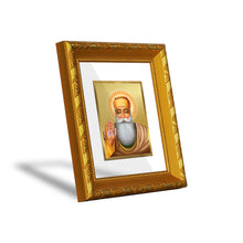 Load image into Gallery viewer, DIVINITI 24K Gold Plated Guru Nanak Photo Frame For Living Room Decor, TableTop, Prayer (15.0 X 13.0 CM)

