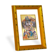 Load image into Gallery viewer, DIVINITI 24K Gold Plated Shiv Parivar Home Wall Decor, Puja, Festival Gift (21.5 X 17.5 CM)

