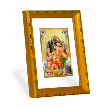 Load image into Gallery viewer, DIVINITI 24K Gold Plated Bal Ganesha Wall Photo Frame For Home Decor, Festival Gift (21.5 X 17.5 CM)
