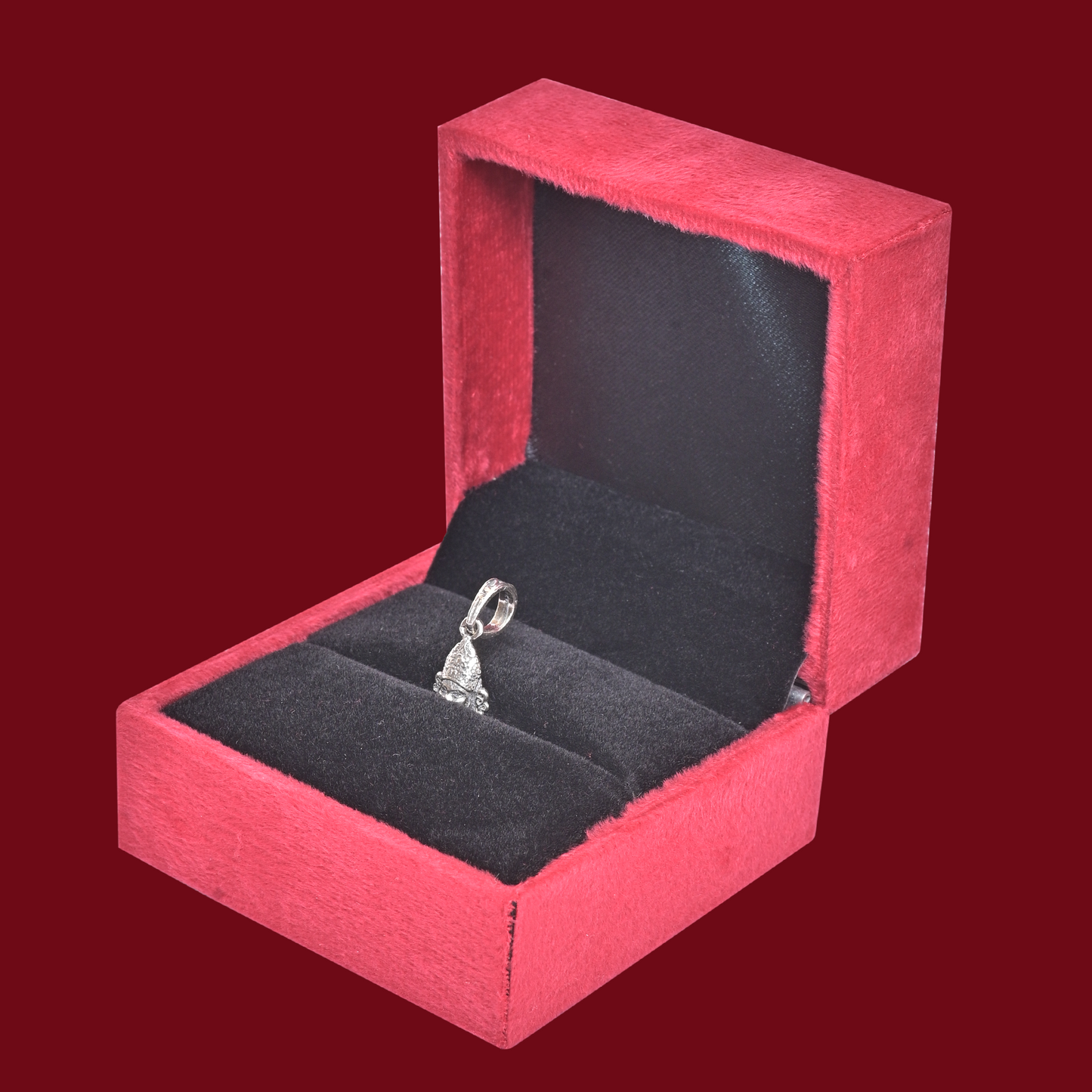 925 Pure Silver Khatu Small Pendant for Men, Women & Kids Divine God Pendant for Birthday, Anniversary, Special Occasion Gift (1.4x0.8 CM 2 g)