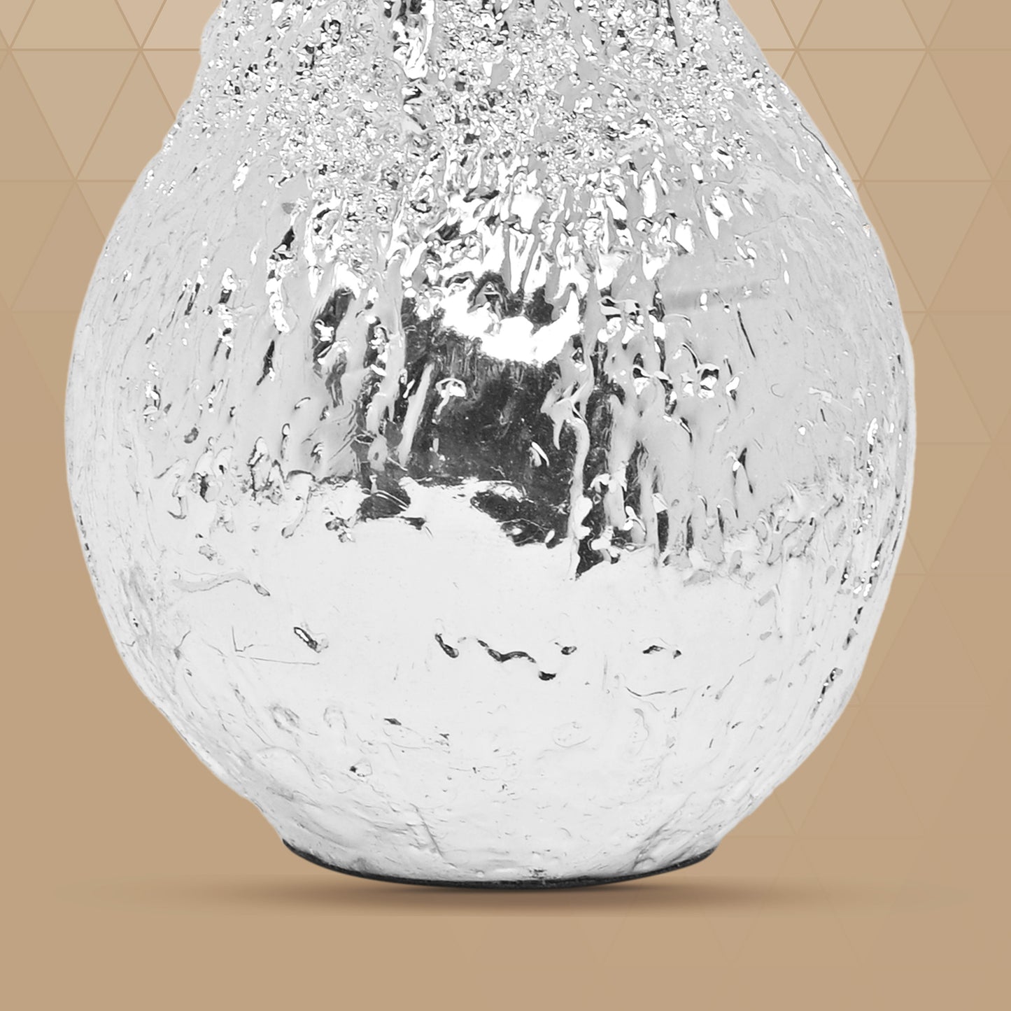 DIVINITI 999 Silver Plated Coconut Touch of Luxury Tradition Rituals for Home Office, Décor Tabletop, Puja Room Diwali Gift (10x6 CM)