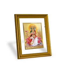 Load image into Gallery viewer, DIVINITI Gayatri Mata Gold Plated Wall Photo Frame, Table Decor| DG Frame 056 Size 2.5 and 24K Gold Plated Foil (28 CM X 23 CM)
