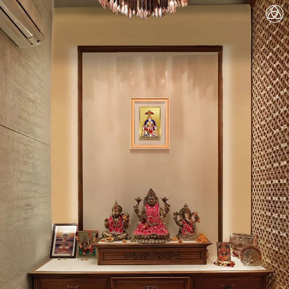 Maharaja Agrasen | for Wall Photo Frame in 24K Gold Plated Foil
