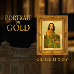 Portrait on Gold