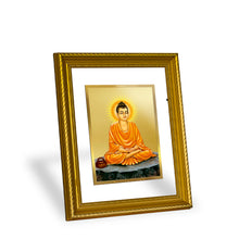 Load image into Gallery viewer, DIVINITI Buddha Gold Plated Wall Photo Frame, Table Decor| DG Frame 056 Size 3 and 24K Gold Plated Foil (32.5 CM X 25.5 CM)
