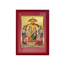 Load image into Gallery viewer, Diviniti 24K Gold Plated Ram Darbar Photo Frame For Home Decor, Table Decor, Wall Hanging Decor, Puja Room &amp; Gift (30 CM X 23 CM)
