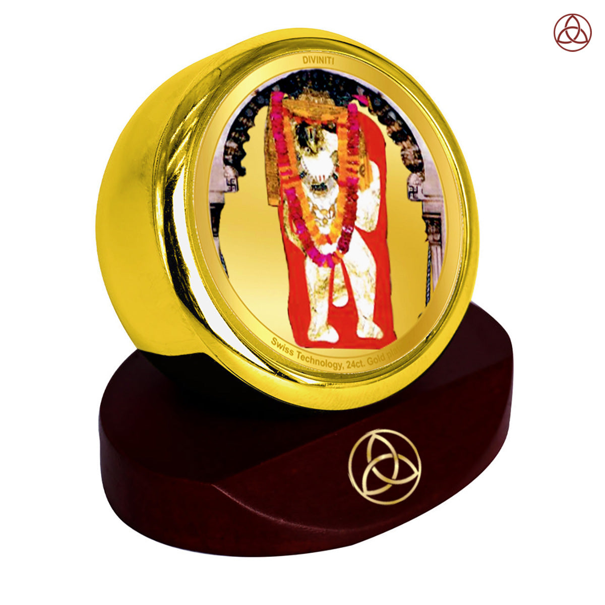 24 Karat Gold Plated Foil Divine Luxury Car Frame