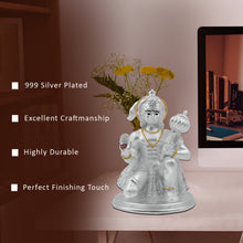 Load image into Gallery viewer, Diviniti 999 Silver Plated Hanuman Ji Idol for Home Decor Showpiece (8X5.5CM)
