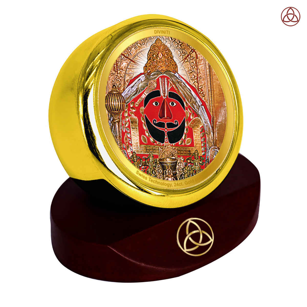 24 Karat Gold Plated Foil Divine Luxury Car Frame