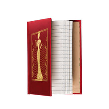 Load image into Gallery viewer, DIVINITI 24K Gold Plated Lady Notebook | Religious Diary Hardcover 17 x 13.5 cm | Journal Diary for Work, Travel, College |A Journal to Inspire and Empower Your Life| 100 Pages Red Color
