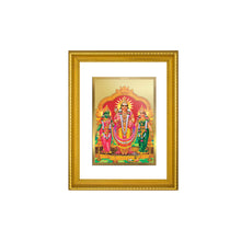 Load image into Gallery viewer, DIVINITI Murugan Valli Gold Plated Wall Photo Frame, Table Decor| DG Frame 056 Size 3 and 24K Gold Plated Foil (32.5 CM X 25.5 CM)
