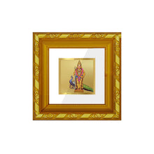 Load image into Gallery viewer, DIVINITI 24K Gold Plated Murugan Photo Frame For Home Temple, Living Room, Prayer, Gift (10.8 X 10.8 CM)
