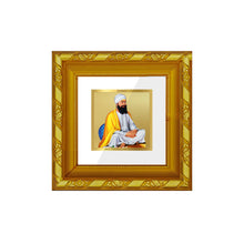 Load image into Gallery viewer, DIVINITI 24K Gold Plated Guru Tegh Bahadur Ji Religious Photo Frame For Home Decor, Puja (10.8 X 10.8 CM)
