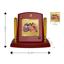 Load image into Gallery viewer, Diviniti 24K Gold Plated Jagannath Ji For Car Dashboard, Home Decor, Table, Festival Gift (7 x 9 CM)
