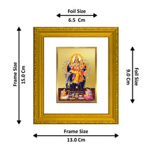 Load image into Gallery viewer, DIVINITI Vishwakarma Gold Plated Wall Photo Frame| DG Frame 101 Size 1 Wall Photo Frame and 24K Gold Plated Foil| Religious Photo Frame Idol For Prayer, Gifts Items (15CMX13CM)

