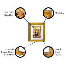 Load image into Gallery viewer, DIVINITI Vishwakarma Gold Plated Wall Photo Frame| DG Frame 101 Size 1 Wall Photo Frame and 24K Gold Plated Foil| Religious Photo Frame Idol For Prayer, Gifts Items (15CMX13CM)
