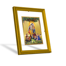 Load image into Gallery viewer, Diviniti 24K Gold Plated Radha Krishna Photo Frame For Home Decor, Table, Wall Decor, Puja Room, Gift (20.8 x 16.7 CM)
