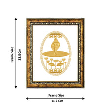 Load image into Gallery viewer, Diviniti 24K Gold Plated Shankh Wall Hanging for Home| DG Photo Frame For Wall Decoration| Wall Hanging Photo Frame For Home Decor, Living Room, Hall, Guest Room
