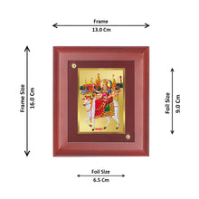 Load image into Gallery viewer, Diviniti 24K Gold Plated Umiya Mata Photo Frame For Home Wall Decor, Table, Worship, Gift (16 x 13 CM)
