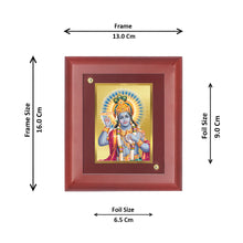 Load image into Gallery viewer, Diviniti 24K Gold Plated Lord Vishnu Photo Frame For Home Wall Decor, Table, Puja, Gift (16 x 13 CM)
