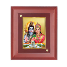 Load image into Gallery viewer, Diviniti 24K Gold Plated Shiv Parvati Photo Frame For Home Decor, Wall Decor, Table Tops, Puja Room (16 x 13 CM)
