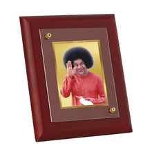 Load image into Gallery viewer, Diviniti 24K Gold Plated Sathya Sai Baba Photo Frame For Home Decor, Table Tops, Gift (16 x 13 CM)
