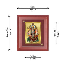 Load image into Gallery viewer, Diviniti 24K Gold Plated Karumariamman Photo Frame For Home Decor, Wall Decor, Table Tops, Gift (16 x 13 CM)
