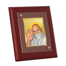 Load image into Gallery viewer, Diviniti 24K Gold Plated Acharya Tulsi Photo Frame For Home Wall Decor, Table Tops, Gift (16 x 13 CM)
